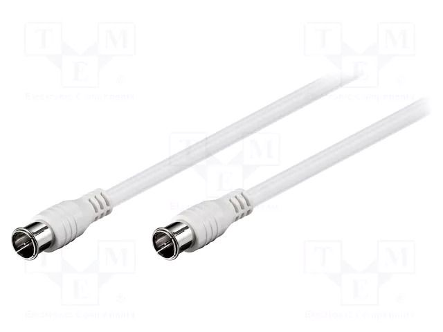 Cable; 1.5m; F plug "quick",both sides; shielded connectors GOOBAY BQF-0150
