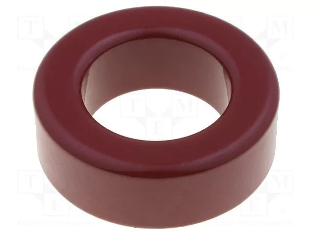 Ferrite: toroidal; L: 14.5mm; Øint: 24.1mm; Øout: 39.9mm; 14nH MICROMETALS T157-2