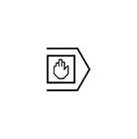 LABELLING SHEET, HAND INPUT SYMBOL, CLR 5.70.097.016/1001