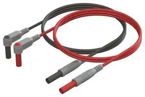 TEST LEAD SET, BLACK/RED, 10A, 1KV, 1.5M CT3754-150
