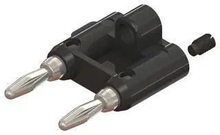 BANANA CONN, PLUG, 5KV DC, 15A, BLACK CT3160-0