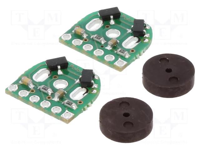 Sensor: Hall; encoders,magnet; 2.7÷18VDC; HPCB; push-in,screw POLOLU POLOLU-3081