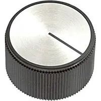 ROUND KNOB WITH LINE INDICATOR, 6.35MM EH71-3C2S