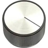 ROUND SKIRTED KNOB WITH LINE IND, 6.35MM EH71-4E2S