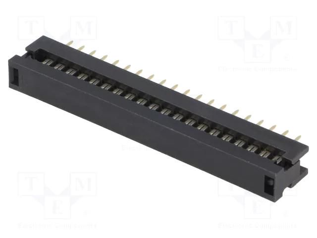 Connector: IDC; PIN: 40; 1A; IDC,THT; for ribbon cable; 2.54mm; 2x20 CONNFLY AWLP40