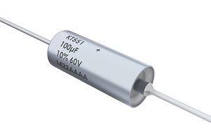 TANT POLY CAPACITOR, 100UF, 60V, AXL T551B107K060AH4251