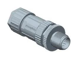 SENSOR CONN, M12, PLUG, 5POS, CABLE M12B-05BMMA-SL8001