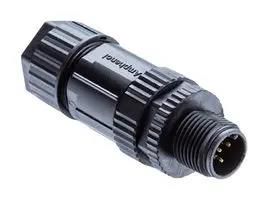 SENSOR CONN, M12, PLUG, 4POS, CABLE MSAP-04BMMA-SL8001