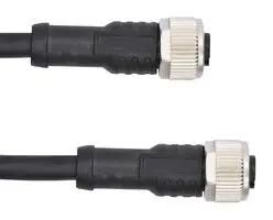 CABLE ASSY, M12 RCPT-RCPT, 2M M12A05FL-12AFL-SD002