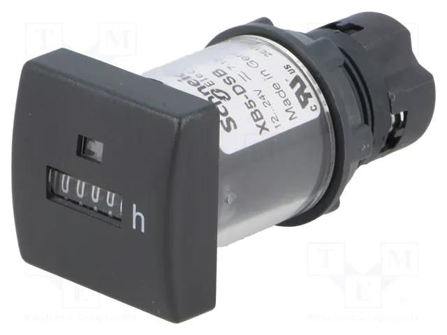 Operating time counter; 22mm; Harmony XB4; -25÷70°C; IP66 SCHNEIDER ELECTRIC XB5DSB