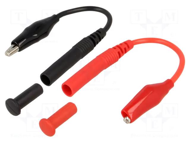 Test leads; banana plug 4mm,aligator clip; test leads x2 KEYSIGHT U1781A