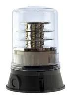 LED BEACON, ROTATING, CLEAR, 24VDC LED-R401-14DP-05