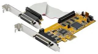 SERIAL ADAPTER CARD, PCIE/RS232, LP, 8P PEX8S1050LP