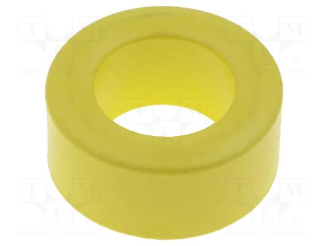 Ferrite: toroidal; L: 9.5mm; Øint: 12.6mm; Øout: 20.2mm; 71nH MICROMETALS T80-26B