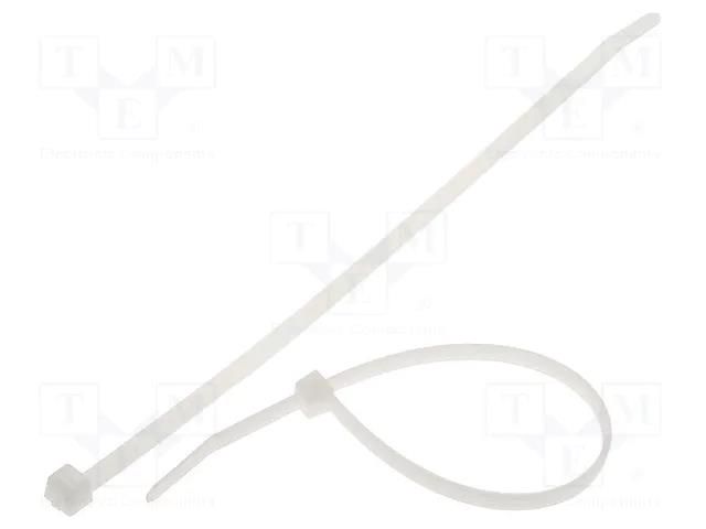 Cable tie; L: 210mm; W: 4.7mm; natural; polyamide; 355N; Ømax: 55mm HELLERMANNTYTON T80R-NA