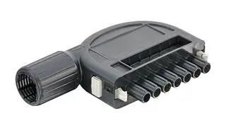 HEAVY DUTY HOOD, RCPT, SIDE, 6+PE, 32A 09930060403