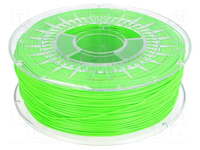 Filament: PLA; Ø: 1.75mm; green (light); 200÷235°C; 1kg DEVIL DESIGN DEV-PLA-1.75-BGR