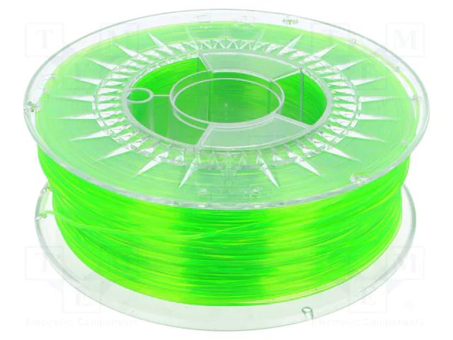 Filament: PET-G; Ø: 1.75mm; transparent,green (light); 220÷250°C DEVIL DESIGN DEV-PETG-1.75-BGT