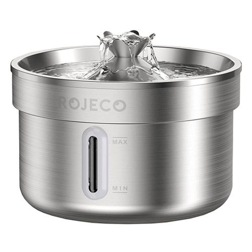 Stainless steel fountain / drinker for dog and cat 2l Rojeco, Rojeco RYSJXHGO-17