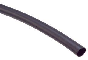 HEAT SHRINK TUBING, 12.7MM ID, PVC, BLACK, 25FT PVS-032-1025-BLK