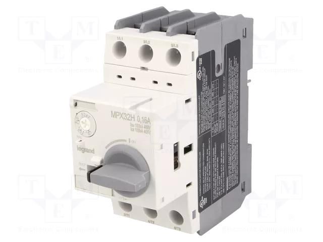 Motor breaker; 0.02kW; 230÷690VAC; for DIN rail mounting; IP20 LEGRAND 417320