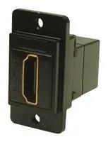 HDMI FEEDTHROUGH CONNECTOR, RECEPTACLE MP-CP30700GMB440