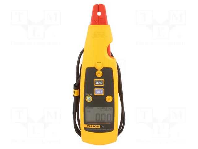 Meter: current loop; pincers type; LCD; Øcable: 4.5mm; IP40 FLUKE FLK-771