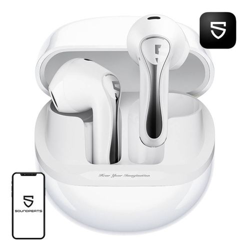 TWS Soundpeats Air 5 headphones (white), Soundpeats Air5 White