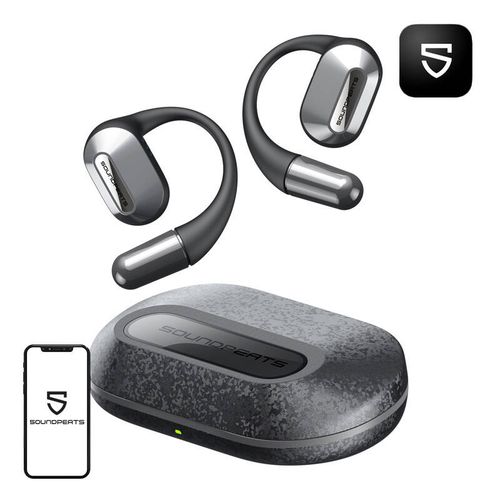 Soundpeats HearFit wireless headphones (black), Soundpeats HearFit