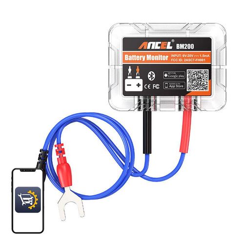 Bluetooth Battery Tester Ancel BM200 6-20V DC, Ancel BM200