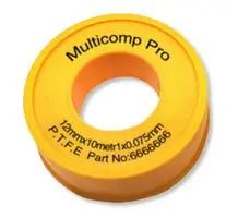 PTFE TAPE, 10M X 12MM, WHITE, SEALING MP014994