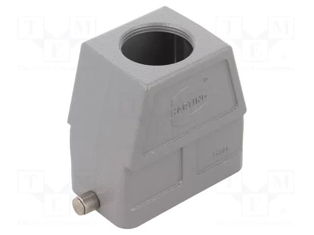 Enclosure for connectors: HDC; size 10B; for cable; Han® B; IP65 HARTING 19300100447