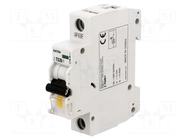 Tariff switch; Poles: 1; for DIN rail mounting; Inom: 20A; 230VAC EATON ELECTRIC Z-TS20/1