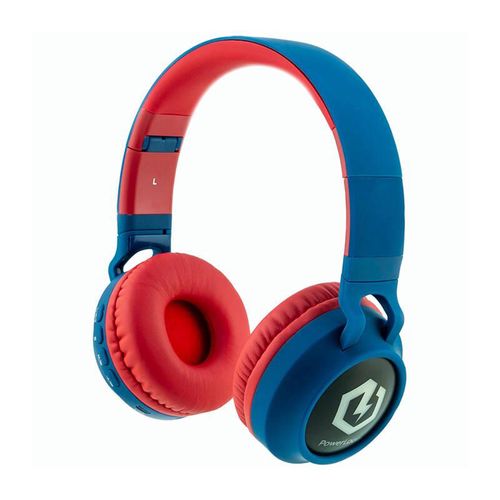 Wireless Headphones PowerLocus Buddy Kids (Navy Red), PowerLocus pwl-buddy-redbluenoe