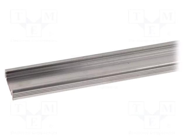 Profiles for LED modules; natural; L: 2m; SURFACE10; aluminium TOPMET TOP-SURFACE10-2M