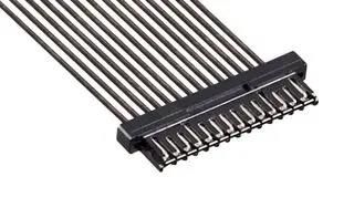 CONN HOUSING, PLUG, 20POS, 0.6MM, BLACK DF53-20P-0.6C