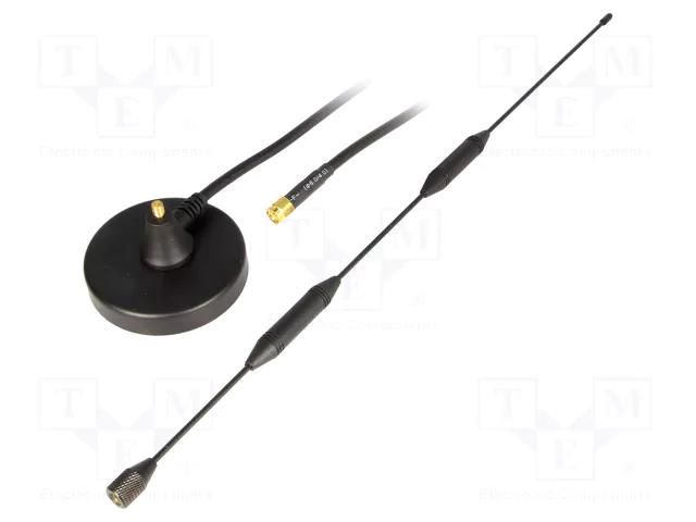 Antenna; GSM; 5dBi; linear; magnet; 50Ω; 698÷960MHz,1710÷2700MHz SR PASSIVES GSM-ANT825-1