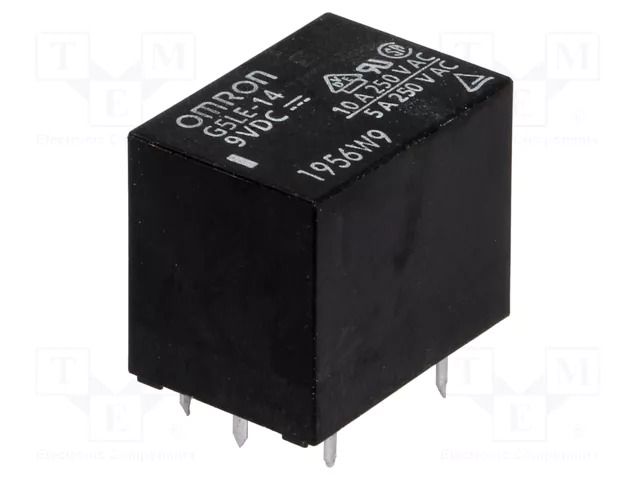 Relay: electromagnetic; SPDT; Ucoil: 9VDC; Icontacts max: 10A; G5LE OMRON Electronic Components G5LE-14-9
