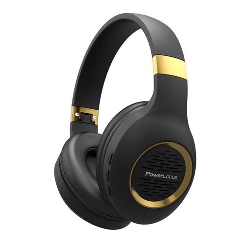 Wireless Headphones PowerLocus P4 (black), PowerLocus pwl-p4-blackgold