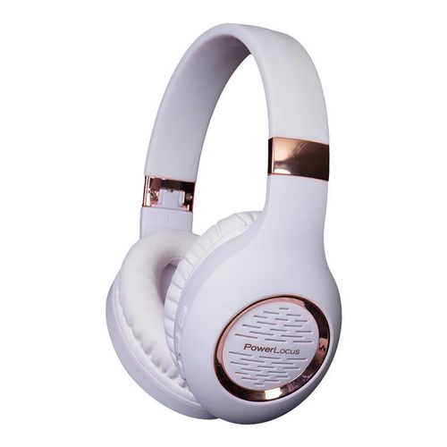 Wireless Headphones PowerLocus P4 (white), PowerLocus pwl-p4-whitegold