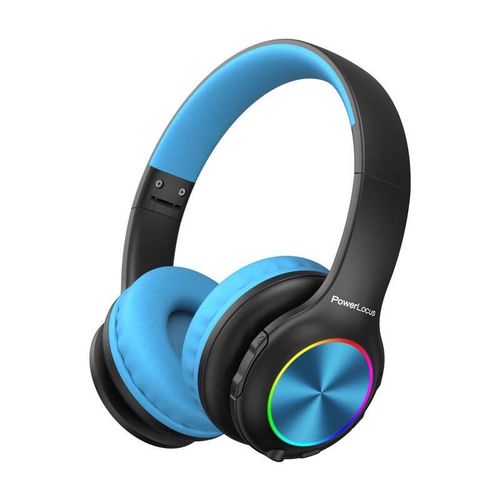 Wireless Headphones for kids PowerLocus PLED (black&blue), PowerLocus pwl-pled-blackblue