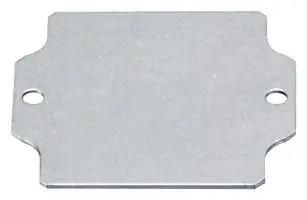 BACK PANEL, GALVANIZED STEEL, 99X64MM PM 0811 MOUNTING PLATE