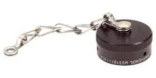 DUST CAP W/ CHAIN, RCPT, SIZE 14 MS3181-14CW