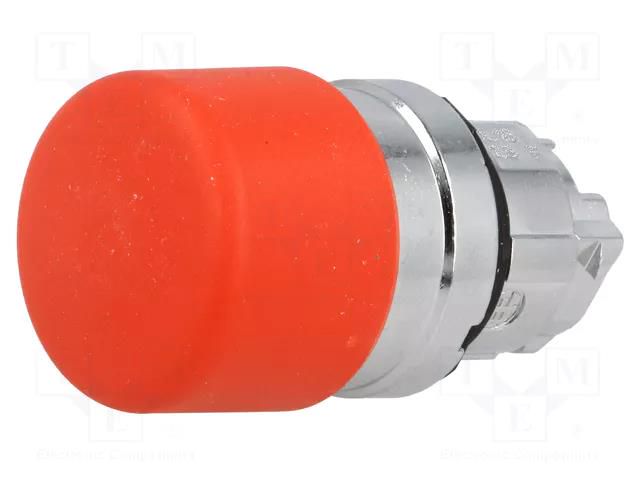 Switch: push-button; 22mm; Stabl.pos: 1; red; none; IP66; mushroom SCHNEIDER ELECTRIC ZB4BC44