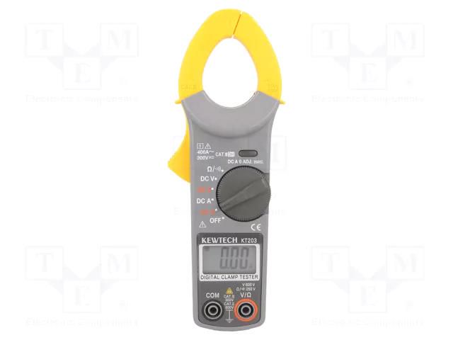 Meter: multifunction; digital,pincers type; Øcable: 30mm; LCD KYORITSU KT203
