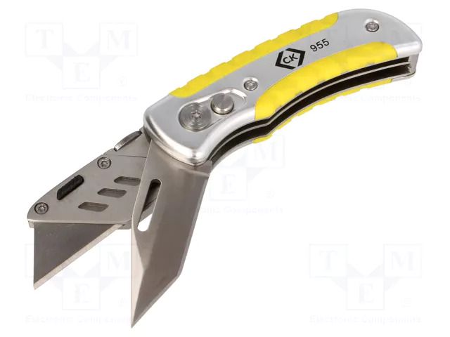 Knife; for leather cutting,carton,universal; folding C.K CK-0955