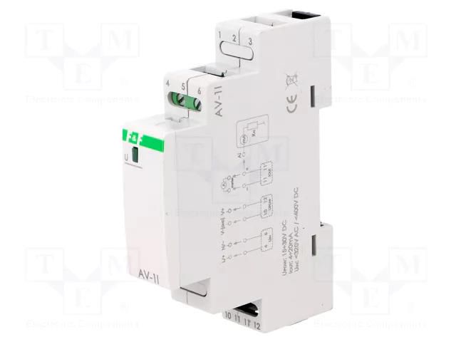 Converter: voltage; for DIN rail mounting; 0÷285VAC,0÷400VDC F&F AV-1I