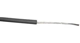 TEST PROD WIRE, 500FT, 18AWG, COPPER, BLACK 8899 010U500