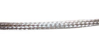 SLEEVING, TUBULAR WIRE BRAID, 19.837MM ID, TIN, 50FT 8662 00050