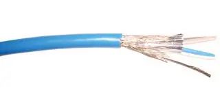 TWINAXIAL CABLE, 20AWG, 78 OHM, 500FT, BLUE 9463 J22U500